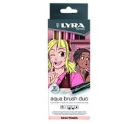 Rotulador Lyra Aqua Brush Duo Skin Tone Estuche De 6