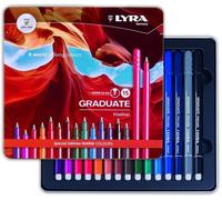 Rotulador Lyra Graduate Fineliner Colores Warm Estuche Metal De 15 (Set de 5)