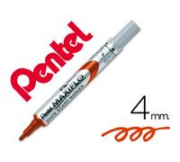 Rotulador Maxiflo Pentel Para Pizarra Blanca Color Rojo