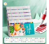 Rotulador para niños, bolígrafo de pintura de colores | Pluma fina para pintura rupestre,Suministros de arte para manualidades, bolígrafo de colores impermeable de secado rápido para piedra, madera, c