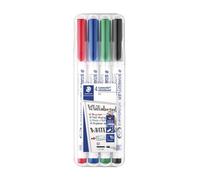 STAEDTLER 301WP6 - Marcador de pizarra blanca, 1 mm, 6 colores