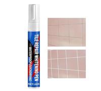 Rotulador para retocar fugas | Impermeable Sellador Colorante Solución Rápida - Bolígrafo Pintura Reparación Juntas Azulejos | Para Ducha Baño Cocina Suelo Techo Pared Bañera Fregadero Top