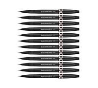 Rotulador Pentel Artist con punta de pincel extrafina. Color marrón.