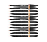 Rotulador Pentel Artist con punta de pincel extrafina. Color naranja.