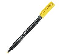 Rotulador permanente punta m 1mm - lumocolor - 317 - amarillo - staedt