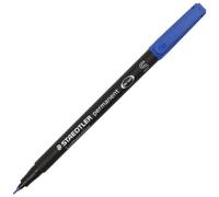 Staedtler 313 - 2 Bullet punta azul 10 (S) marcador permanente - Marcador permanente (azul, punta redonda, color negro, azul, polipropileno, 0,4 mm, Alemania)