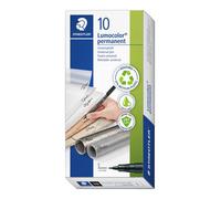 Rotulador permanente Staedtler Superfino Negro (10 unidades)