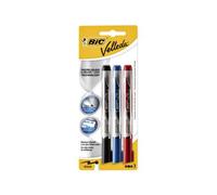 Rotulador Pizarra Bic Velleda Tecnología Tinta Líquida Colores Surtidos Pack 3