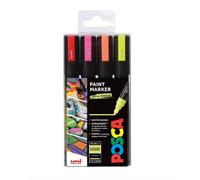 Posca Set PC 5M Fluor – Pack 4 rotuladores