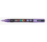 ROTULADOR POSCA PC3M GLITTER, PURPURINA - VIOLETA