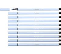 Rotulador premium STABILO Pen 68 - Caja con 10 unidades color azul hielo
