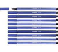 Rotulador premium STABILO Pen 68 - Caja con 10 unidades color azul marino