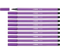 Rotulador premium STABILO Pen 68 - Caja con 10 unidades color lila