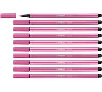 Rotulador premium STABILO Pen 68 - Caja con 10 unidades color malva Heliotropo