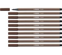 Rotulador premium STABILO Pen 68 - Caja con 10 unidades color marrón
