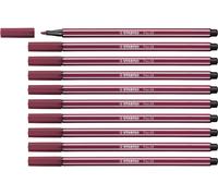 Rotulador premium STABILO Pen 68 - Caja con 10 unidades color púrpura