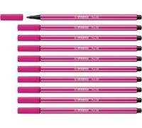 Rotulador premium STABILO Pen 68 - Caja con 10 unidades color rosa