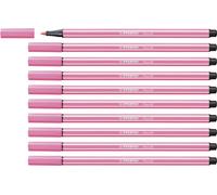 Rotulador premium STABILO Pen 68 - Caja con 10 unidades color rosa claro