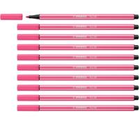 Rotulador premium STABILO Pen 68 - Caja con 10 unidades color rosa claro