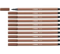 Rotulador premium STABILO Pen 68 - Caja con 10 unidades color sanguina Sanguigno