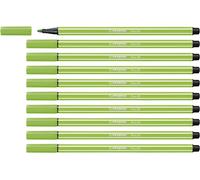 Rotulador premium STABILO Pen 68 - Caja con 10 unidades color verde claro