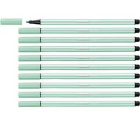 Rotulador premium STABILO Pen 68 - Caja con 10 unidades color verde hielo