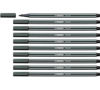 Rotulador premium STABILO Pen 68 - Caja con 10 unidades color verde tierra