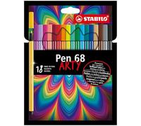 STABILO PEN 68 ARTY rotulador Medio Multicolor 18 pieza(s)