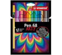 STABILO PEN 68 ARTY rotulador Medio Multicolor 18 pieza(s)