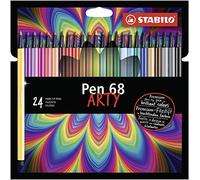 STABILO Pen 68 ARTY rotulador Multicolor 24 pieza(s)