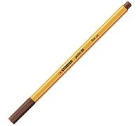 Rotulador punta fina STABILO point 88 - 1 unidad color marrón