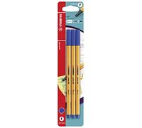 Rotulador punta fina STABILO point 88 color azul - Pack con 3 unidades
