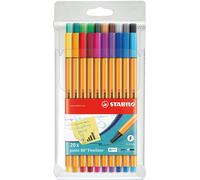 Rotulador punta fina STABILO point 88 - Estuche con 20 colores 20 unidad (Paquet