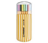 Rotulador punta fina STABILO point 88 - Estuche Zebrui con 20 colores 1 unidad (