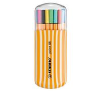 Rotulador punta fina STABILO point 88 - Estuche Zebrui con 20 colores