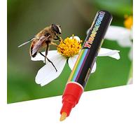 Rotulador Queen Bee, Herramienta de Pintura Duradera a Base de Agua para Apicultura, 8 Colores para Apicultores, Plástico/13,5 Cm/1 ud. (rojo)