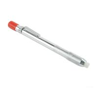 Rotulador redondo de esteatita con 3 recambios, lápiz de pizarra de acero inoxidable para soldadura, soldadura, carpintería y metalurgia, 130 mm x 10 mm, juego de 4 piezas