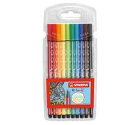 Rotulador stabilo acuarelable pen 68 estuche de 10 colores surtidos 10 unidad (P