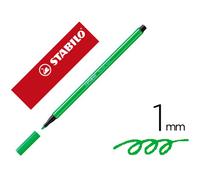 Rotulador premium STABILO Pen 68 - Caja con 10 unidades color verde neón