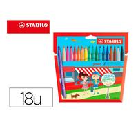Rotulador Stabilo Power Caja De 18 Unidades Colores Surtidos