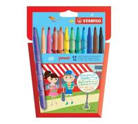 STABILO Rotulador power – Estuche con 12 colores