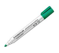 Rotulador staedtler lumocolor 351 para pizarra blanca punta redonda 2 mm recargable color verde claro