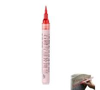 Rotulador Tombstone - Rotuladores De Pintura Con Letras Tombstone | Marcador De Restauración De Inscripción De Tumba Descolorida A Prueba De Agua Para Cementerios De Tumbas Al Aire Libre (Rojo)