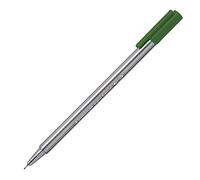 Rotulador Triplus Fineliner 0,3 mm 55 verde Terra 10 PK
