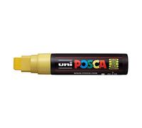 Rotulador Uni Posca PC-17K Pintura Cristal Pluma Ancha Punta Plana 15mm Amarillo