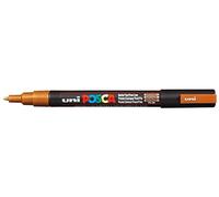 Rotulador Uni Posca PC-3M Pintura Vidrio Bolígrafo Fino Punta Tipo Bala 1.3mm Bronce