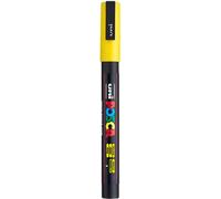 ROTULADOR Uniposca PC-3M Amarillo | Rotulador con punta redonda de 0,9-1,3 mm para casi todas las superficies