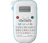 rotuladora electr nica de mano para el hogar y la oficina. color azul y blancoancho de cinta: 12mmcorte de cinta manual - teclado qwerty