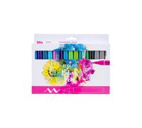 Rotuladores - Acuarela - Dibujo - Boceto - 30 colores primarios - Ecoline