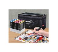 Rotuladores ALEX BOG Professional Artist Markers, Estuche x120 Colores